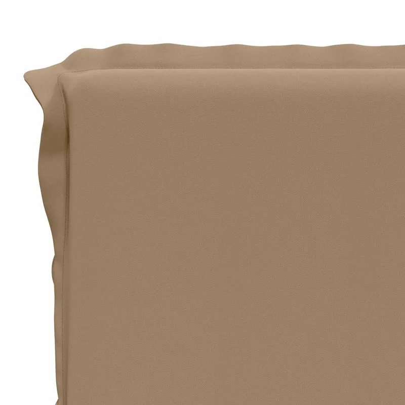 High Back Chair Cushion GEMERT 2 pcs 100% Polyester Taupe