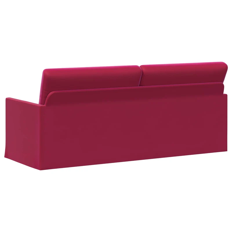 3 Seater Sofa Wine Red 190 x 81 x 82 cm Velvet