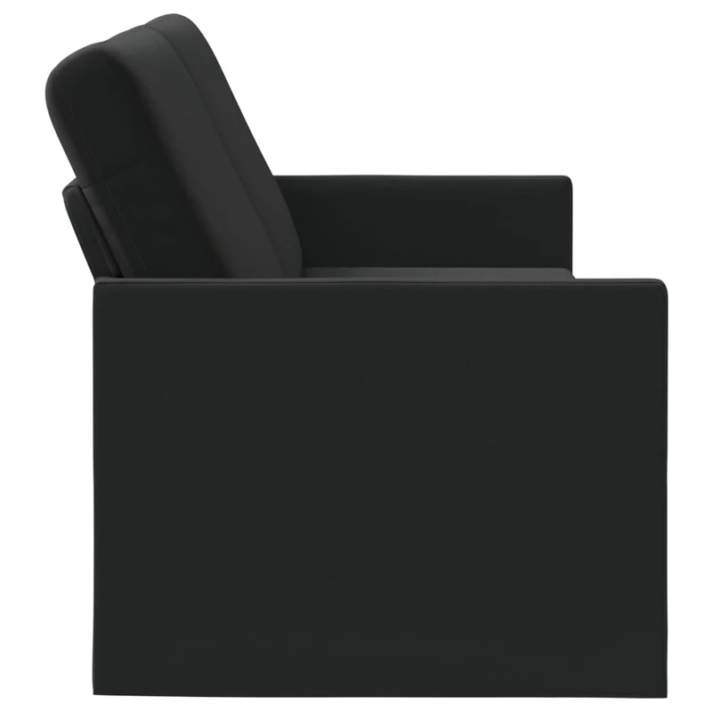 3 Seater Sofa Black 190 x 81 x 82 cm Velvet