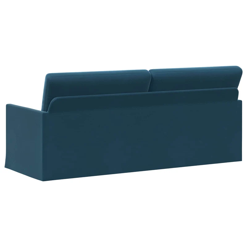 3 Seater Sofa Blue 190 x 81 x 82 cm Velvet