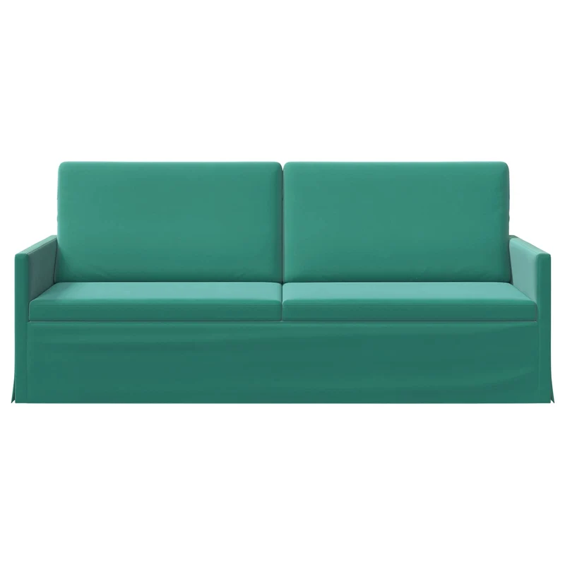 3 Seater Sofa Turquoise 190 x 81 x 82 cm Velvet
