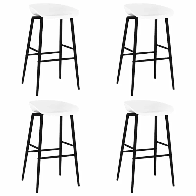 5 Piece Bar Set White