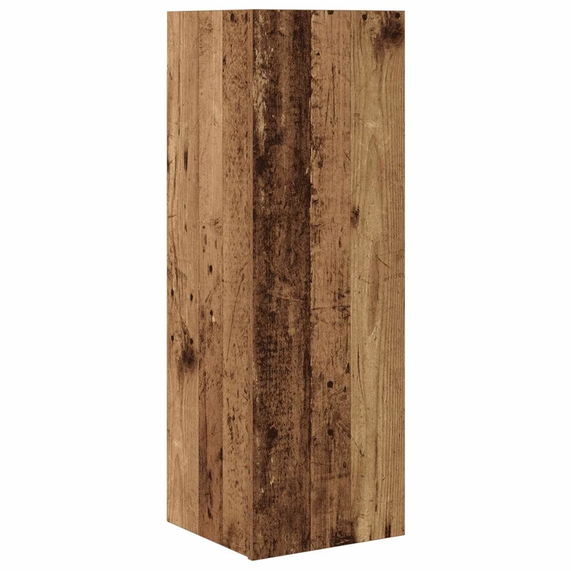 TV Cabinet Set 10 pcs Old Wood Engineered Wood