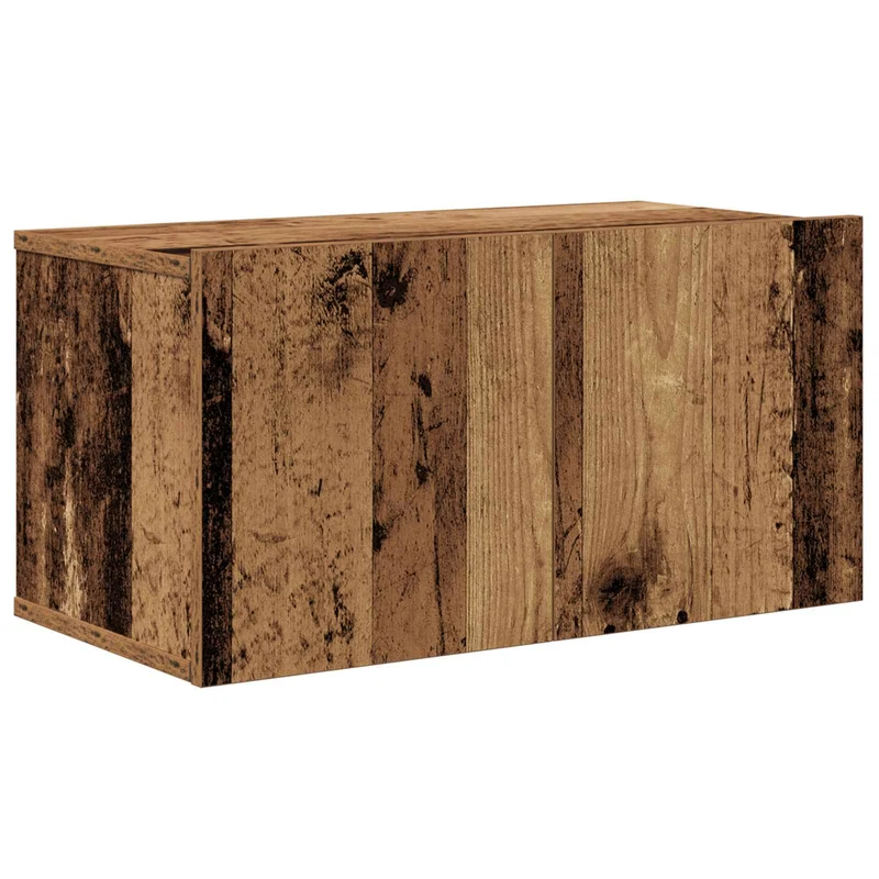 TV Cabinet Set 10 pcs Old Wood Engineered Wood