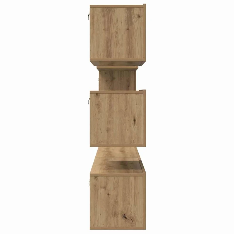 TV Cabinet Set 6 pcs Artisan Oak Engineered Wood