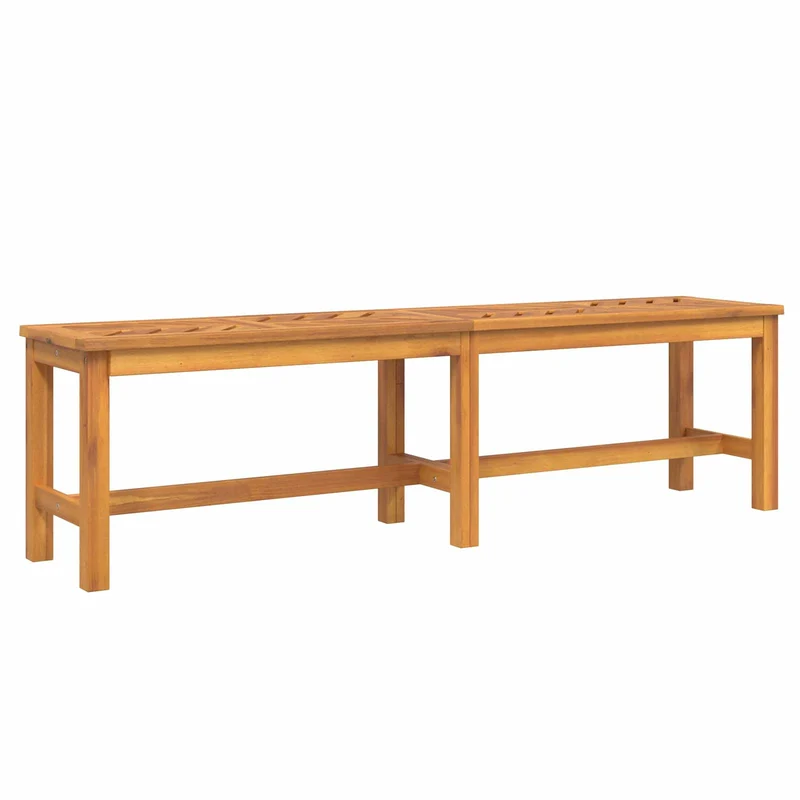 Garden Dining Set 4 pcs Brown Solid Acacia Wood