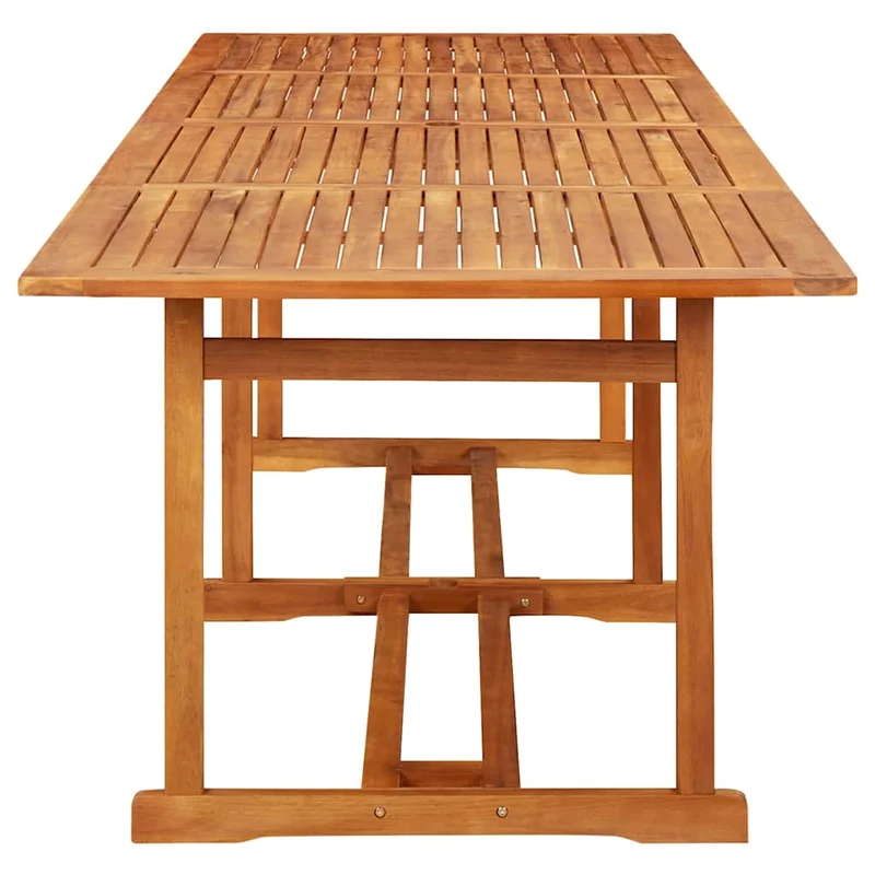 315947 vidaXL Garden Dining Table 280x90x75 cm Solid Acacia Wood