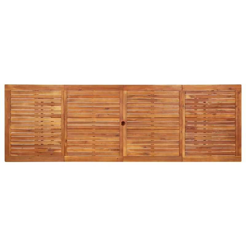 315947 vidaXL Garden Dining Table 280x90x75 cm Solid Acacia Wood