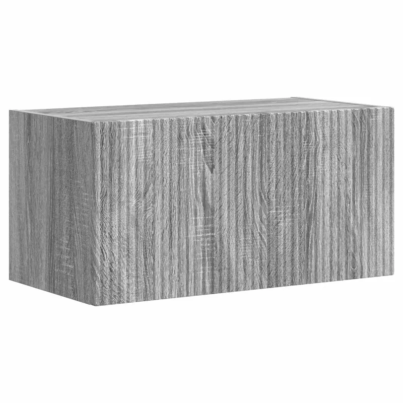 TV Cabinet Set 8 pcs Grey Sonoma Engineered Wood