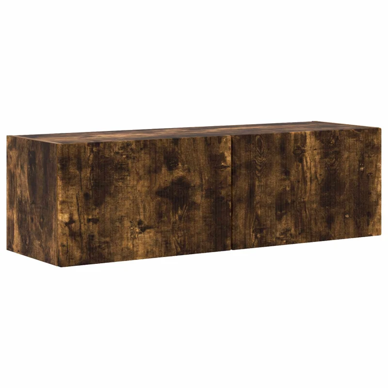 TV Cabinet 8 pcs Smoked Oak Engineered Wood