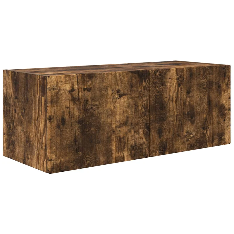 TV Cabinet 8 pcs Smoked Oak Engineered Wood
