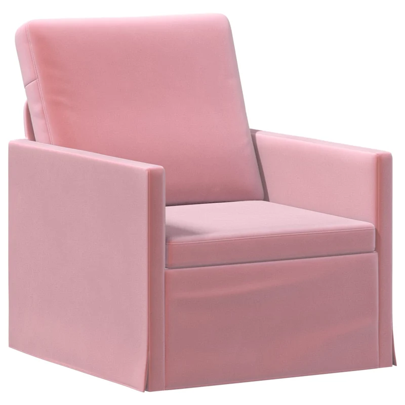 Armchair Pink 70 x 81 x 82 cm Velvet