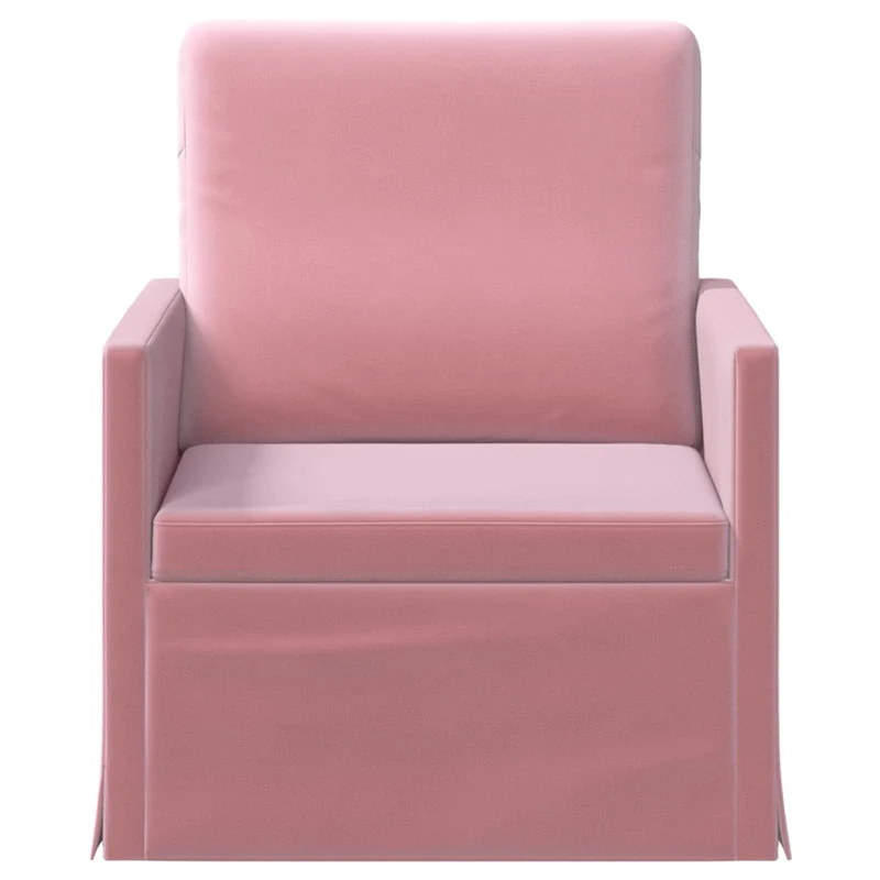 Armchair Pink 70 x 81 x 82 cm Velvet