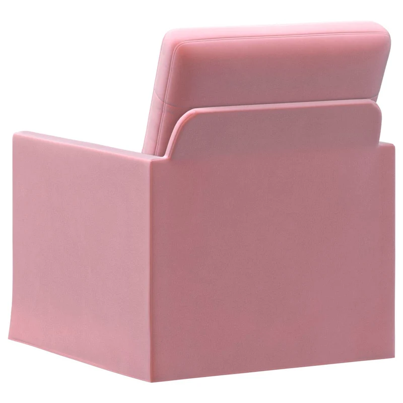 Armchair Pink 70 x 81 x 82 cm Velvet