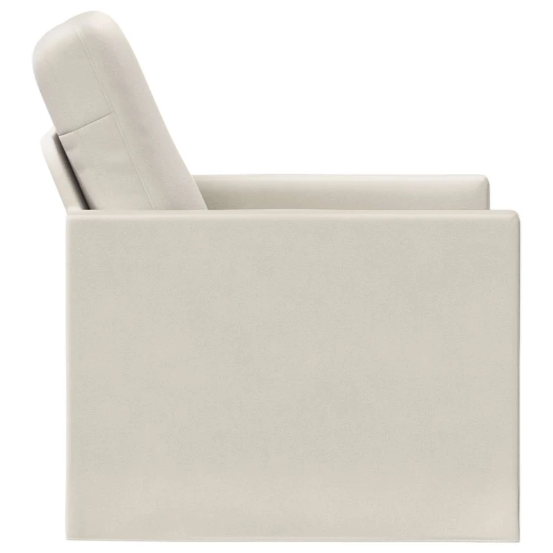 Armchair Cream 70 x 81 x 82 cm Velvet