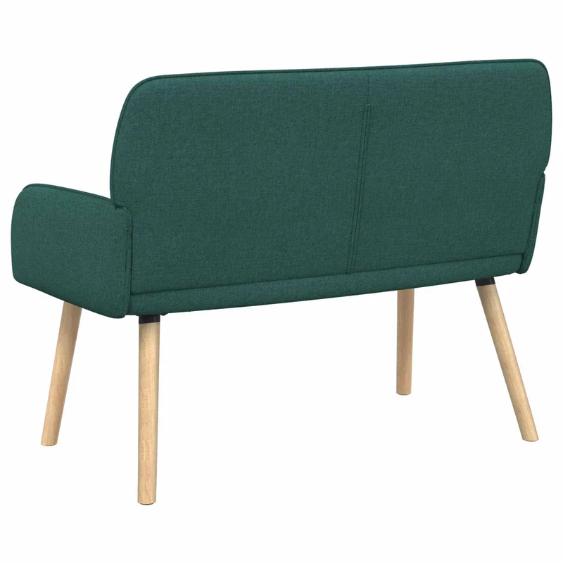 2 Seater Sofa with Solid Wood Legs 2-Seater Dark Green