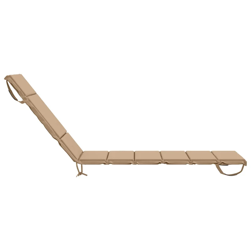 Sunlounger Cushion GEMERT 100% Polyester Sand 200 x 55 x 3 cm