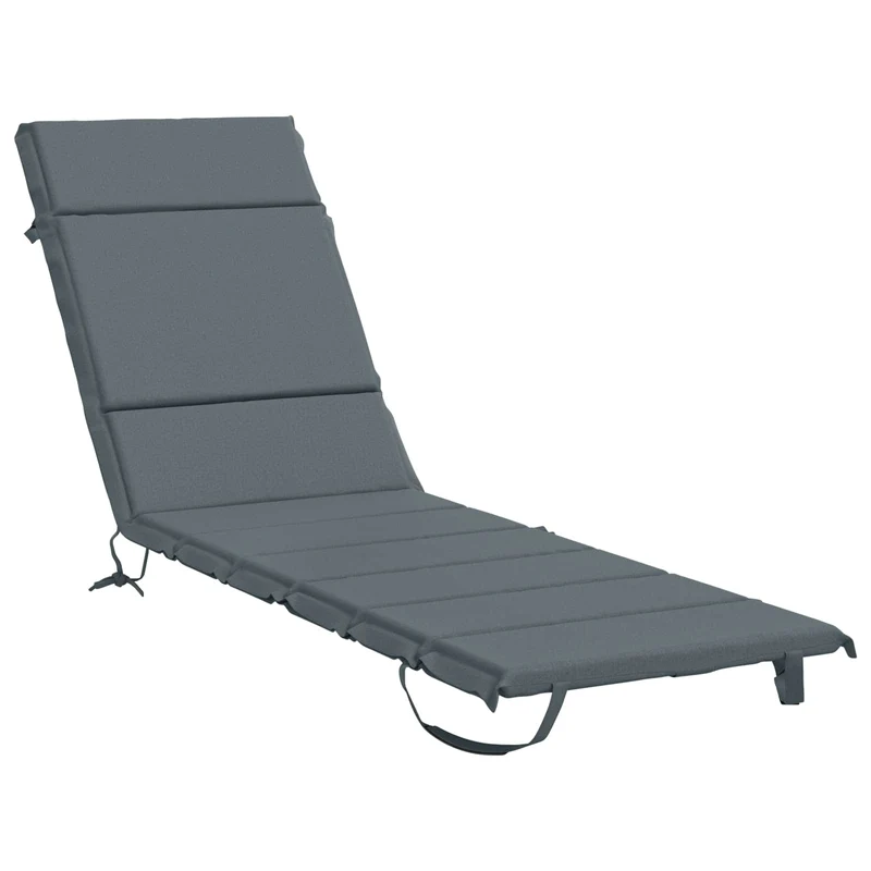 Sunlounger Cushion GEMERT 100% Polyester Blue 200 x 55 x 3 cm