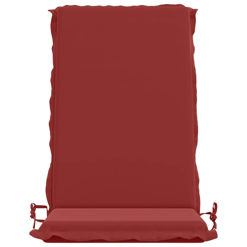 High Back Chair Cushion GEMERT 2 pcs 100% Polyester Wine Red