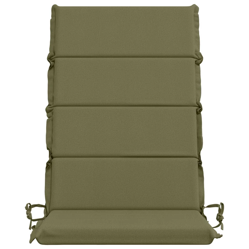 High Back Chair Cushion GEMERT 4 pcs 100% Polyester Olive Green