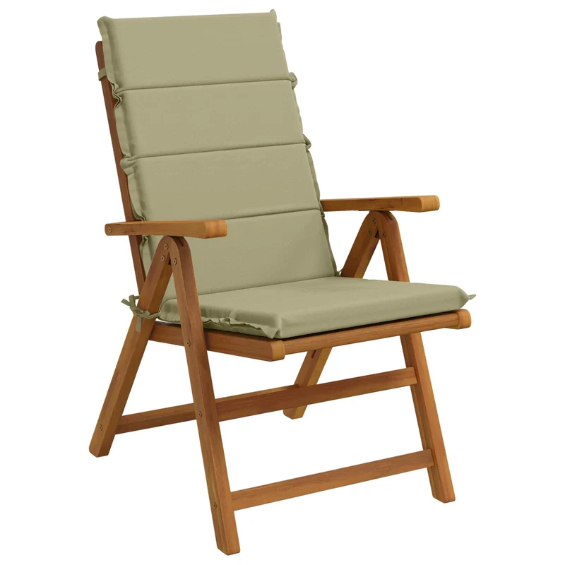 High Back Chair Cushion GEMERT 6 pcs 100% Polyester Light Green