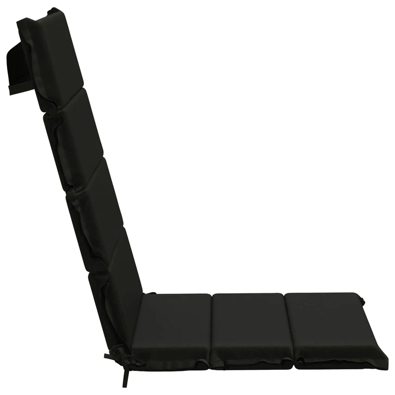 High Back Chair Cushion GEMERT 6 pcs 100% Polyester Black