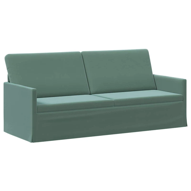 Sofa Set 2 pcs Sea Green Velvet