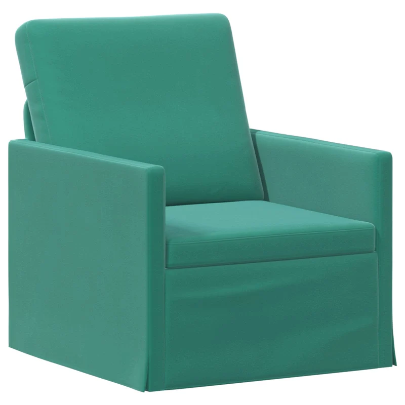 Sofa Set 2 pcs Turquoise Velvet