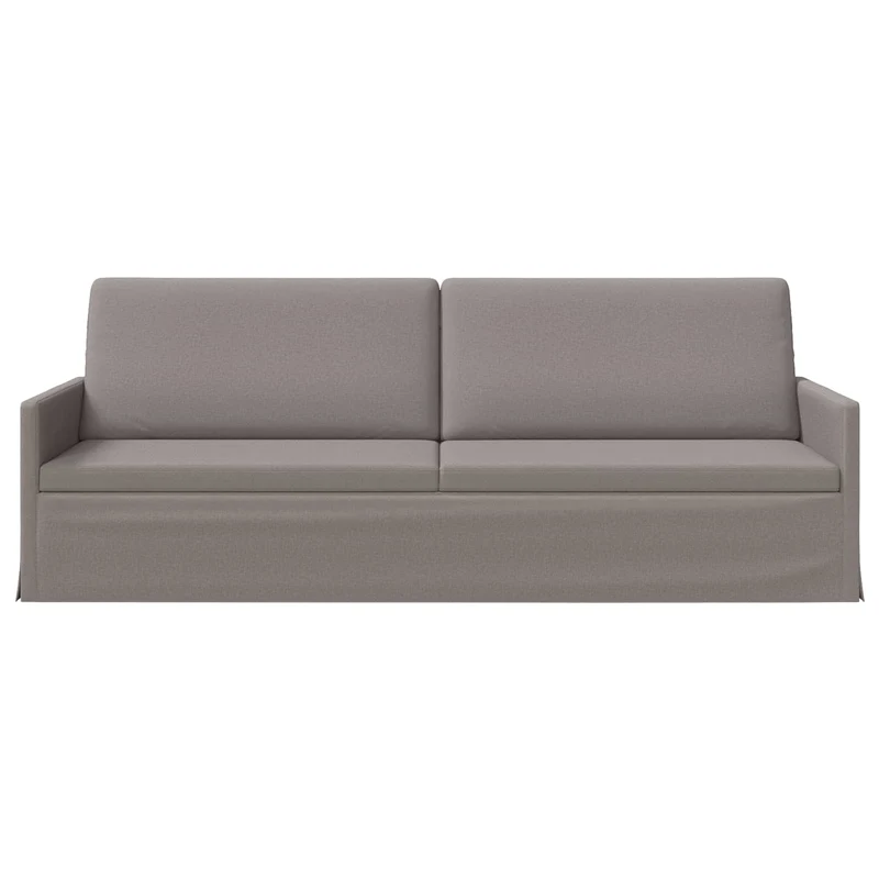 3 Seater Sofa Taupe 220 x 81 x 82 cm Fabric