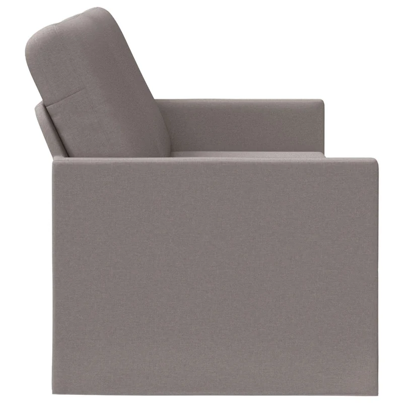 3 Seater Sofa Taupe 220 x 81 x 82 cm Fabric