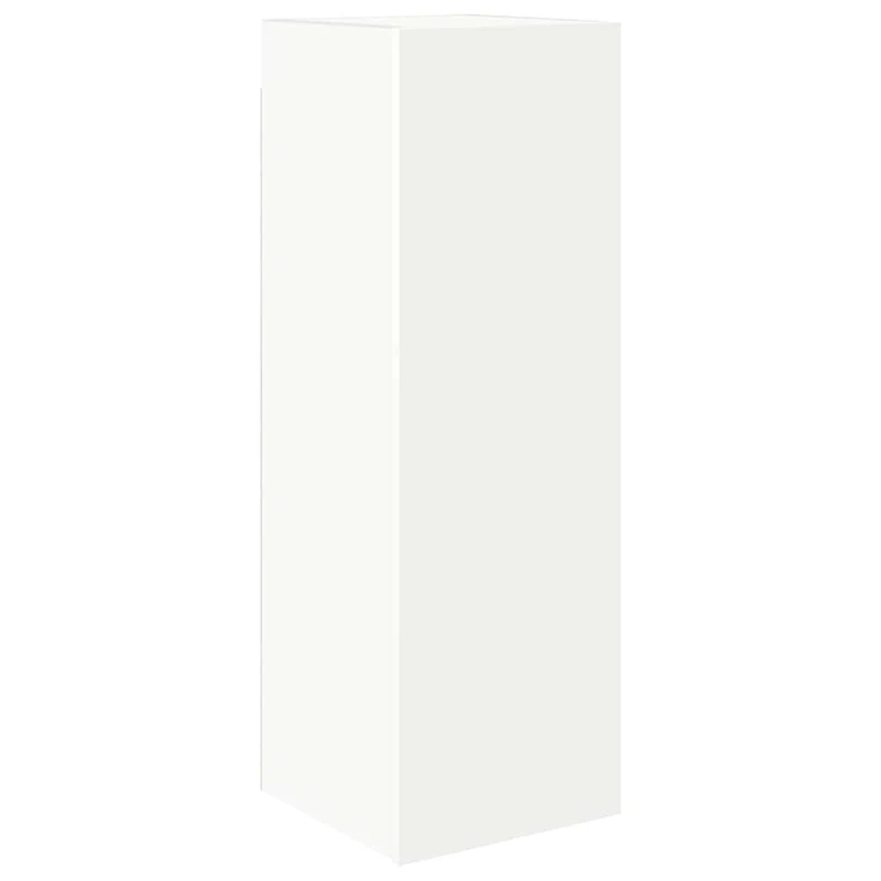 10 Piece TV Cabinet Set White Engineered Wood