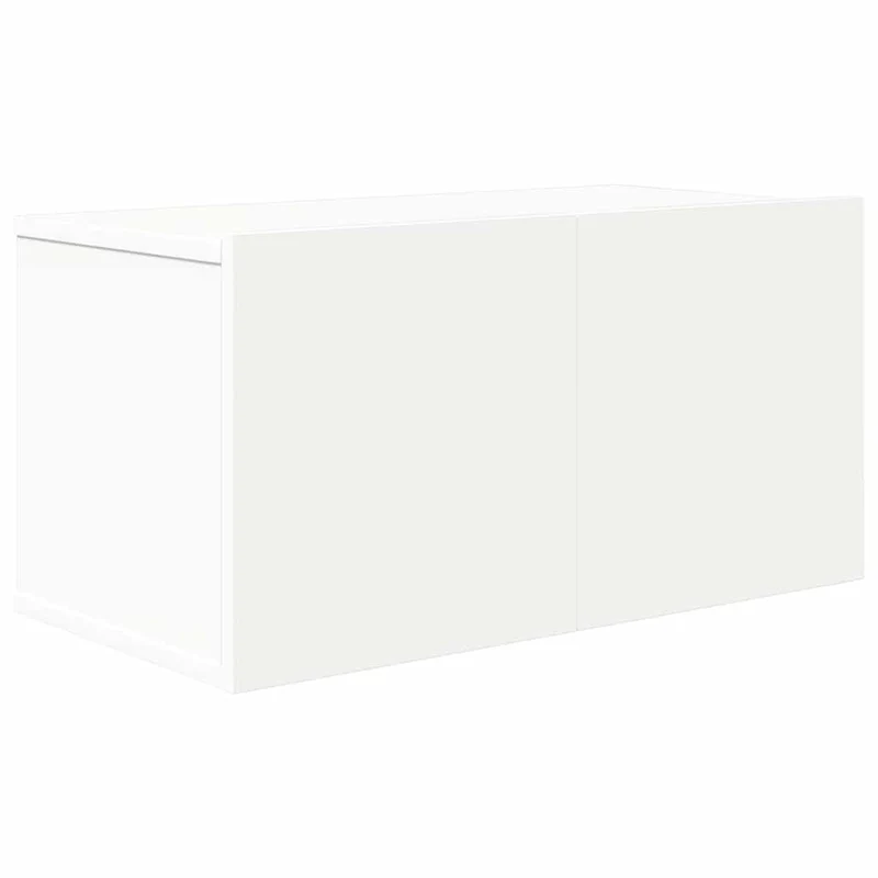 10 Piece TV Cabinet Set White Engineered Wood