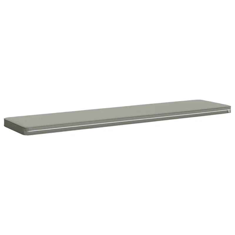 2-Piece Bench Cushions VUGHT 2 pcs 100% Polyester Grey
