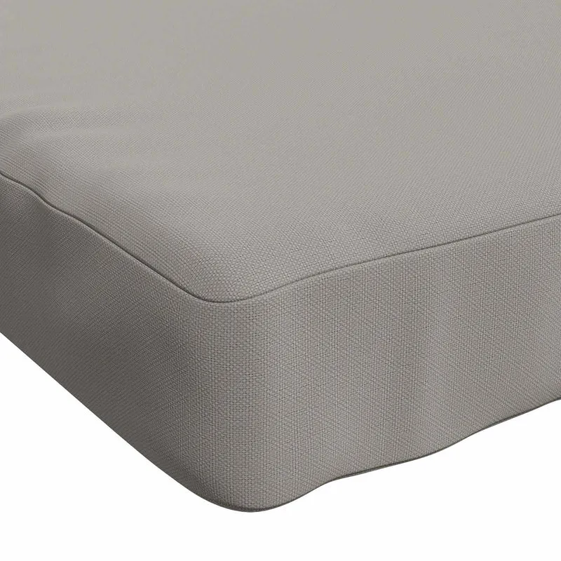 2-Piece Bench Cushions VUGHT 2 pcs 100% Polyester Grey