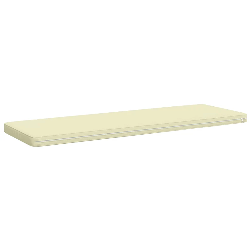 2-Piece Bench Cushions VUGHT 2 pcs 100% Polyester Cream