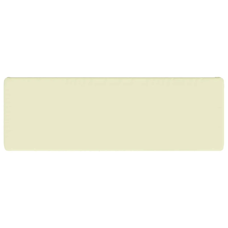 2-Piece Bench Cushions VUGHT 2 pcs 100% Polyester Cream