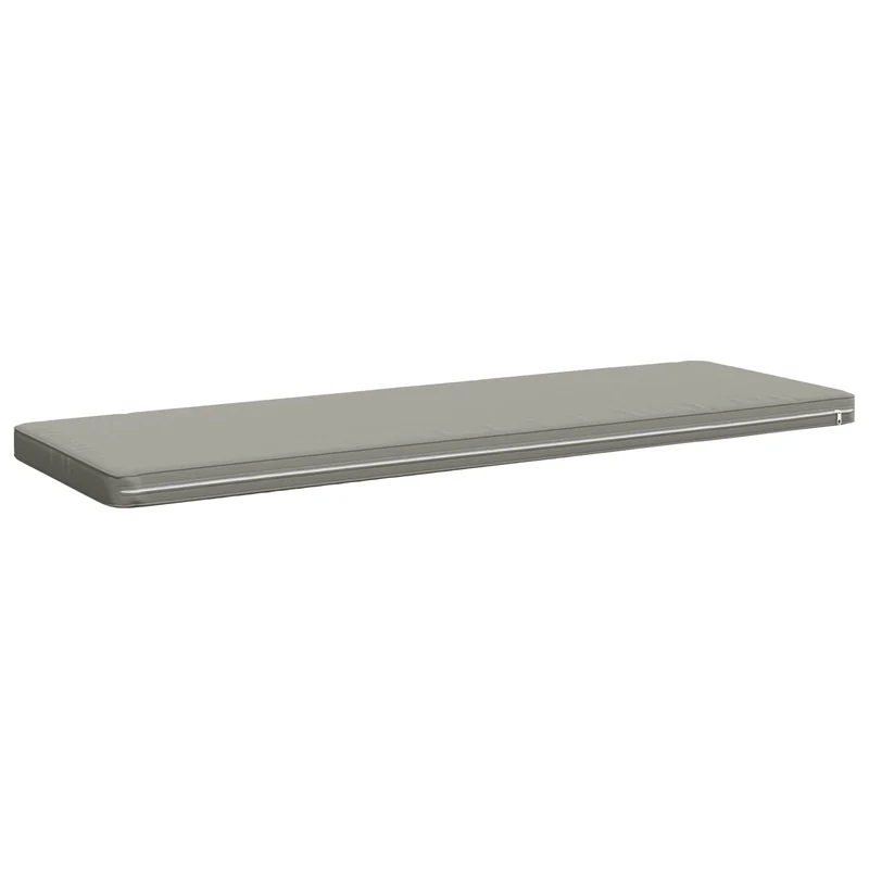2-Piece Bench Cushions VUGHT 2 pcs 100% Polyester Grey