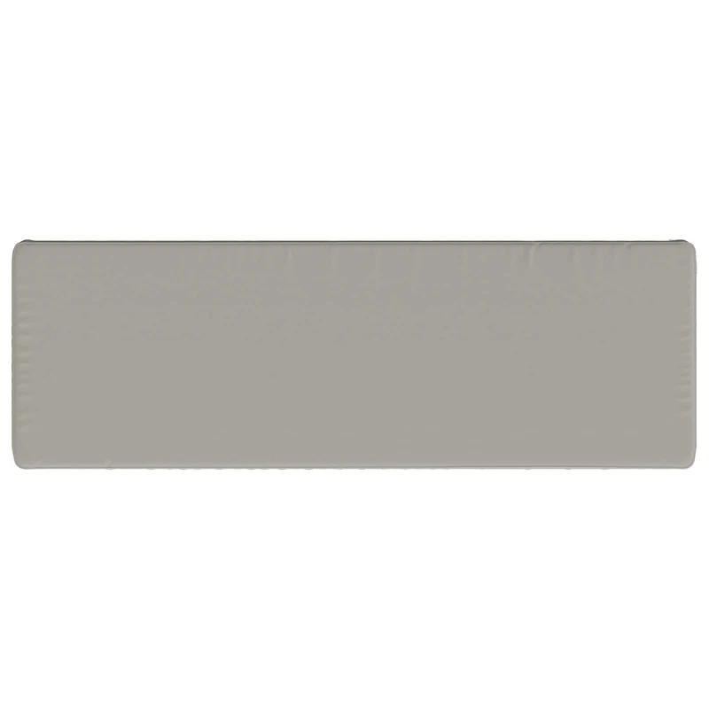 2-Piece Bench Cushions VUGHT 2 pcs 100% Polyester Grey