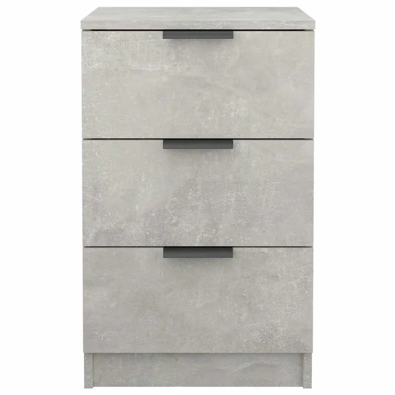 Bedside Cabinets 2 pcs Concrete Grey 40x36x65 cm