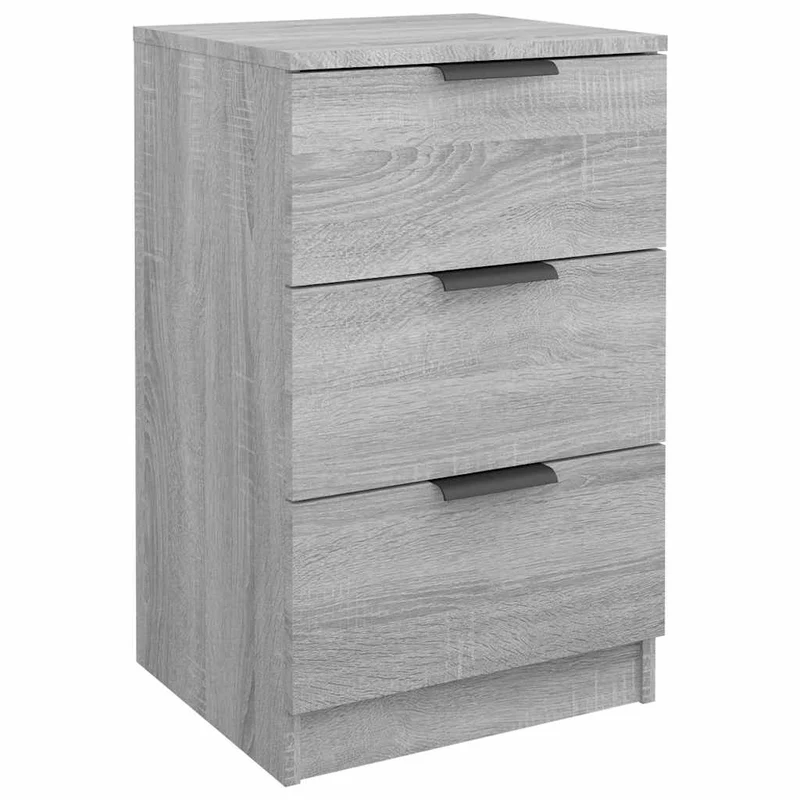 Bedside Cabinets 2 pcs Grey Sonoma 40x36x65 cm