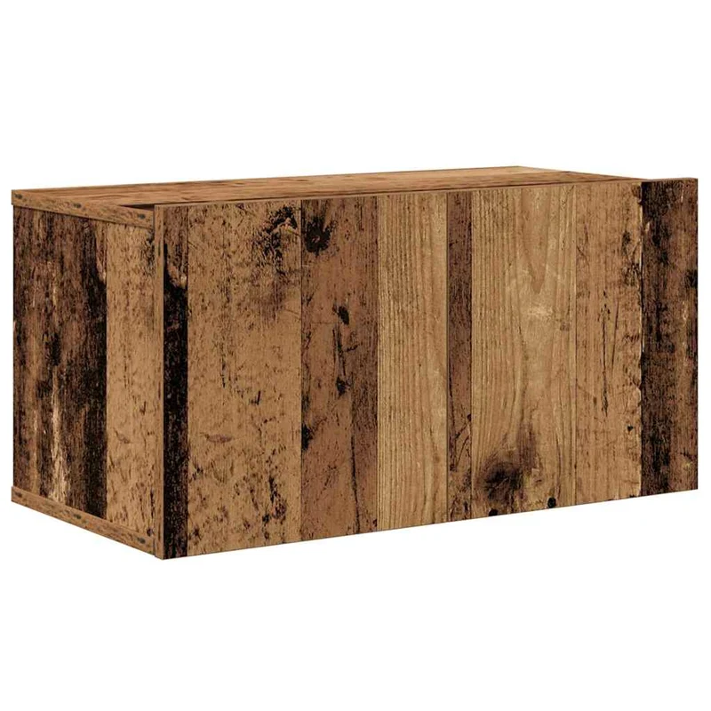TV Cabinet Set 8 pcs Old Wood Engineered Wood