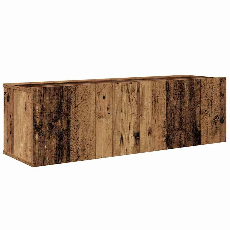 TV Cabinet Set 8 pcs Old Wood Engineered Wood