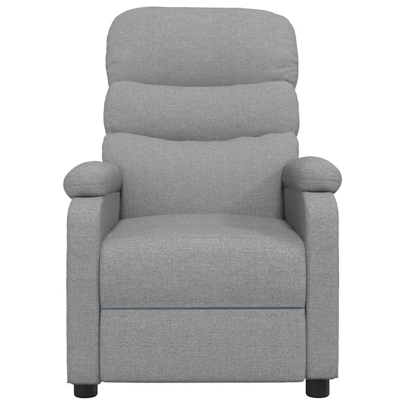 Massage Chair Light Grey Fabric