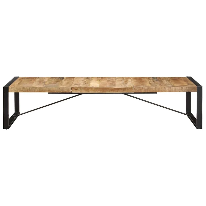 321588 vidaXL Coffee Table 180x90x40 cm Rough Mango Wood