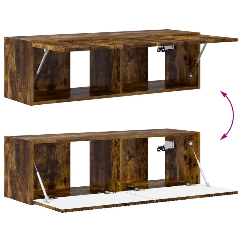 TV Cabinet 5 pcs Smoked Oak