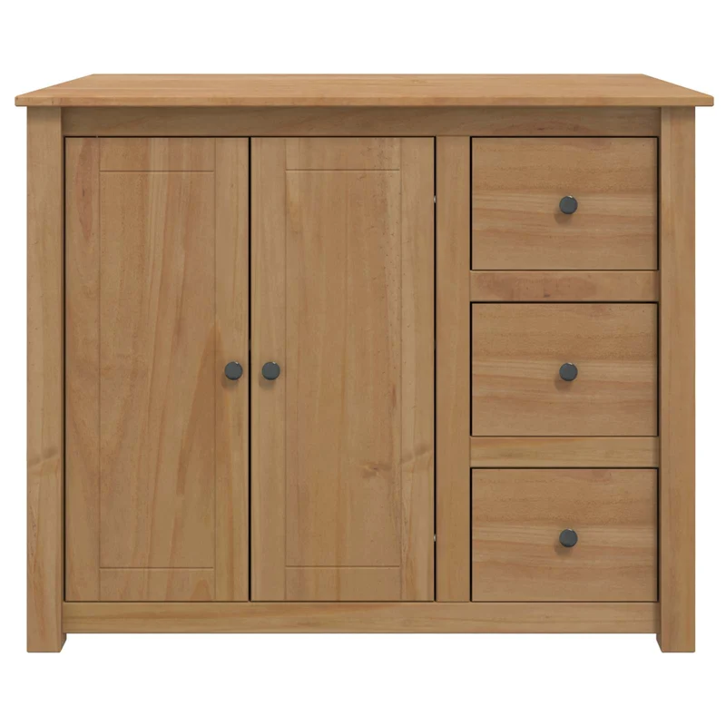 Kitchen Island Set PANAMA Honey Wax 112 x 77 x 90 cm Solid-Pine