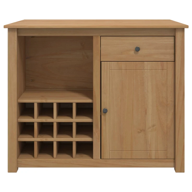 Kitchen Island Set PANAMA Honey Wax 112 x 77 x 90 cm Solid-Pine
