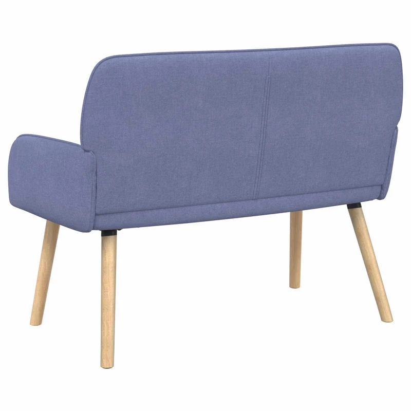 2 Seater Sofa with Solid Wood Legs 2-Seater Jeans Blue