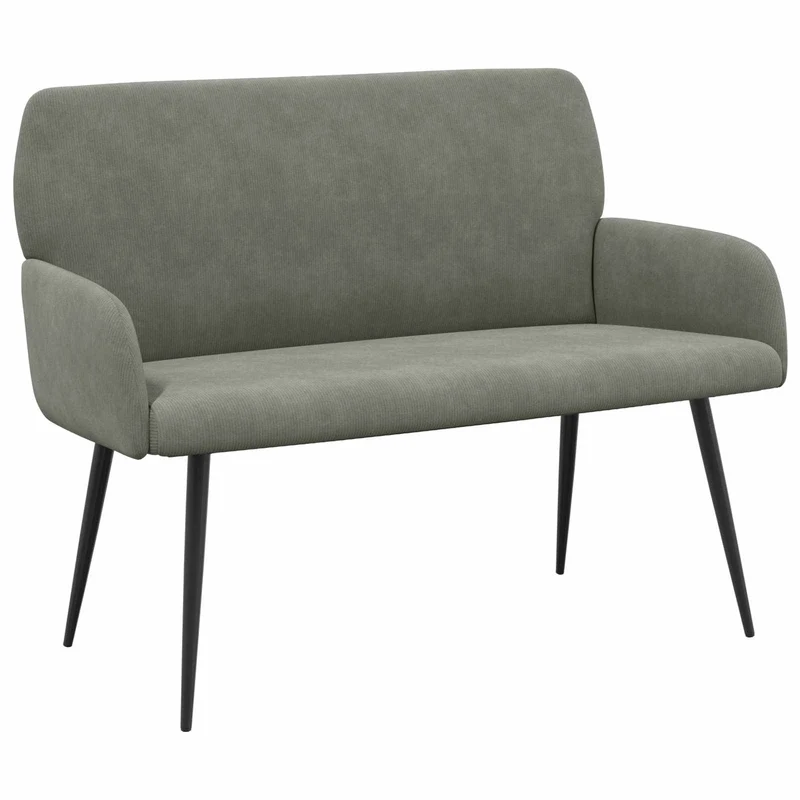 2 Seater Sofa with Metal Legs 2-Seater Light Grey