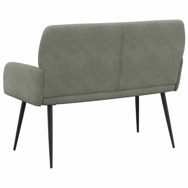 2 Seater Sofa with Metal Legs 2-Seater Light Grey
